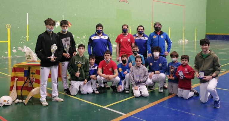 FOTO DE FAMILIA JORNADA MULTIPELOTA ARAGÓN 20-02-2022